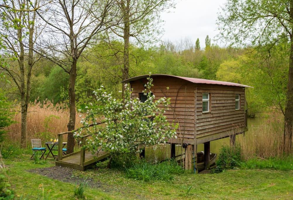 Lakeside Cabin On Stilts- 'Kingfisher' Vila Rous Lench Exterior foto